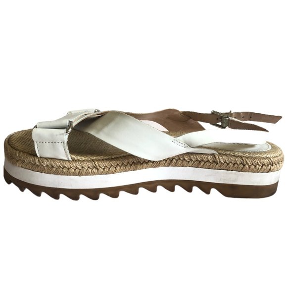 SCHUTZ ESPADRILLES PLATFORM SANDALS SIZE 6B - Picture 3 of 7